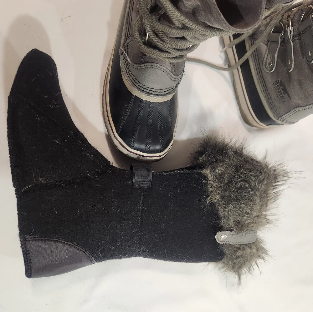 Sorel Joan Of Arctic Women's Waterproof Boot - Gray ❄️ - Picture 15 of 16